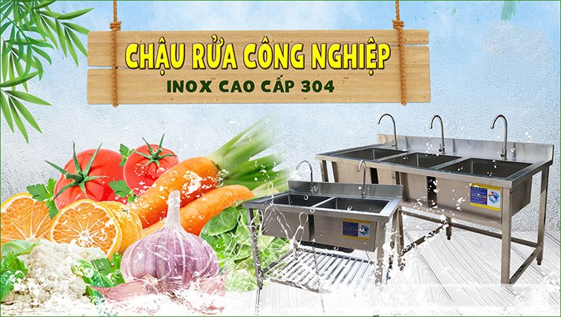 chậu rửa công nghiệp