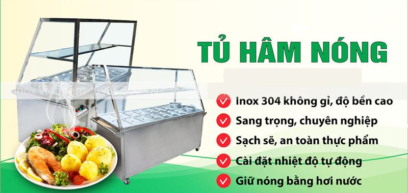 Tủ hâm nóng công nghiệp