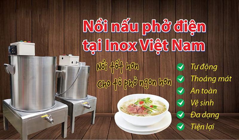 Nồi nấu phở công nghiệp