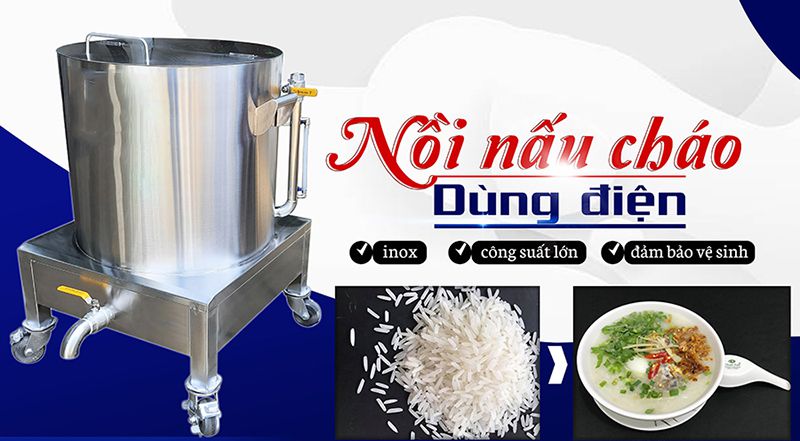 Nồi nấu cháo công nghiệp