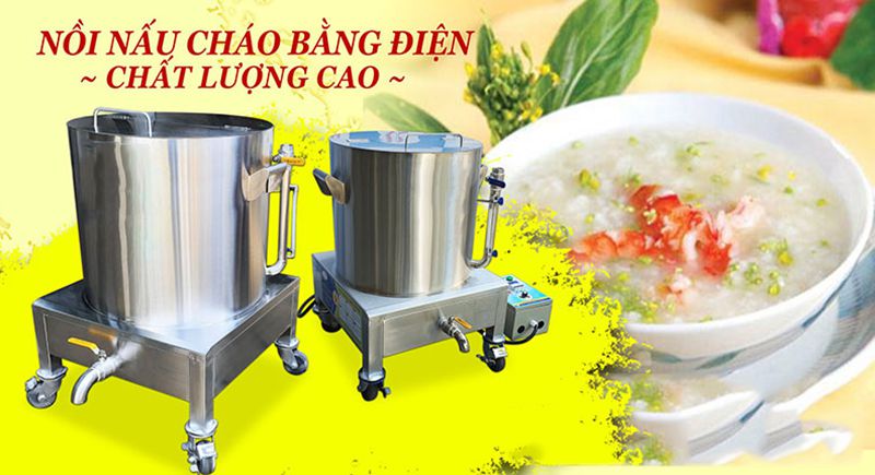 Nồi nấu cháo công nghiệp