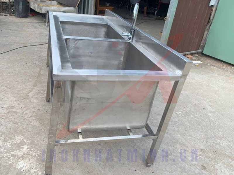 Hướng dẫn lắp đặt chậu rửa 2 họng inox