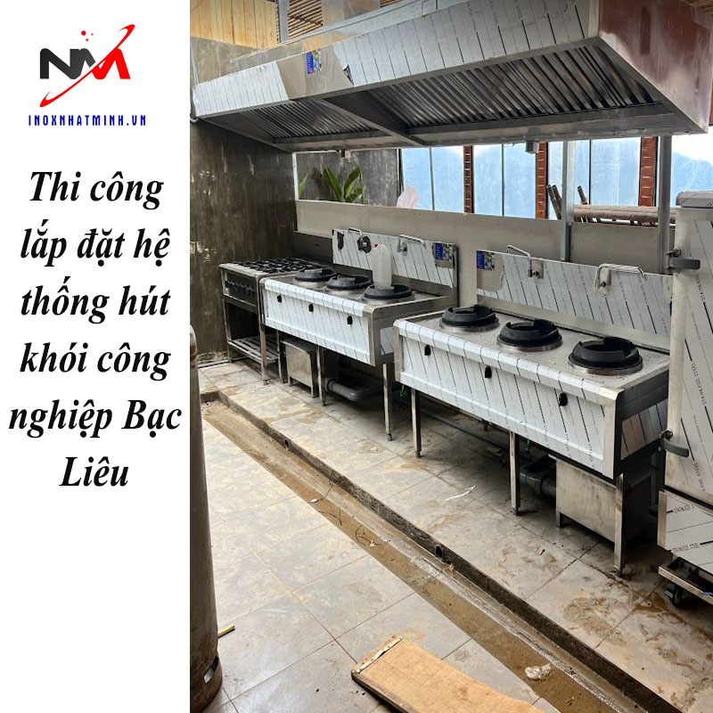 Thi công lắp đặt hệ thống hút khói công nghiệp Bạc Liêu