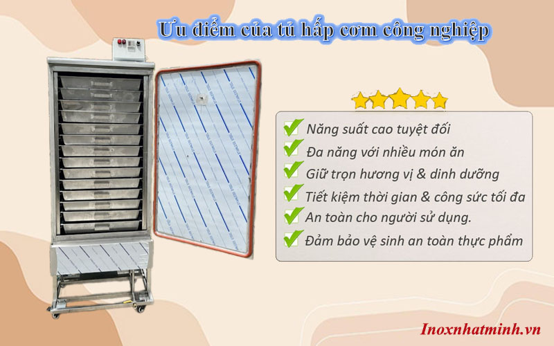 Chất lượng tủ nấu cơm hàng đầu, giá cả cạnh tranh