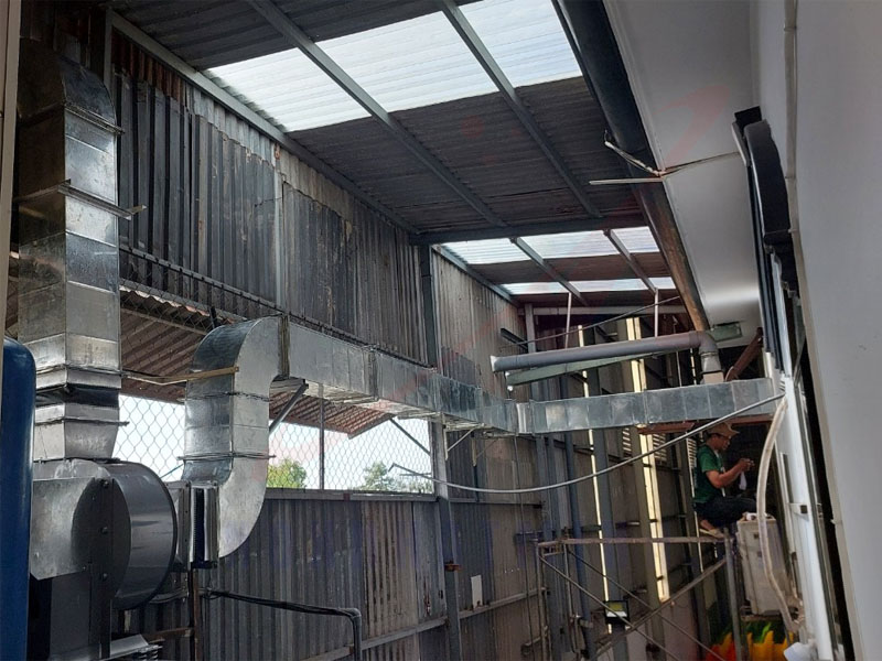 Cấu tạo của hệ thống hút khói bếp công nghiệp