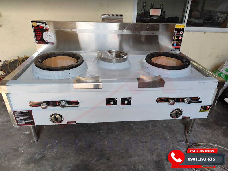 Nguyên lý hoạt động của bếp á 2 họng công nghiệp